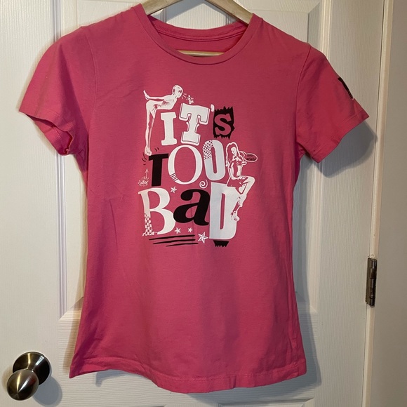 WWE Tops - WWE Dolph Ziggler “It’s too bad…” pink tee sz L
